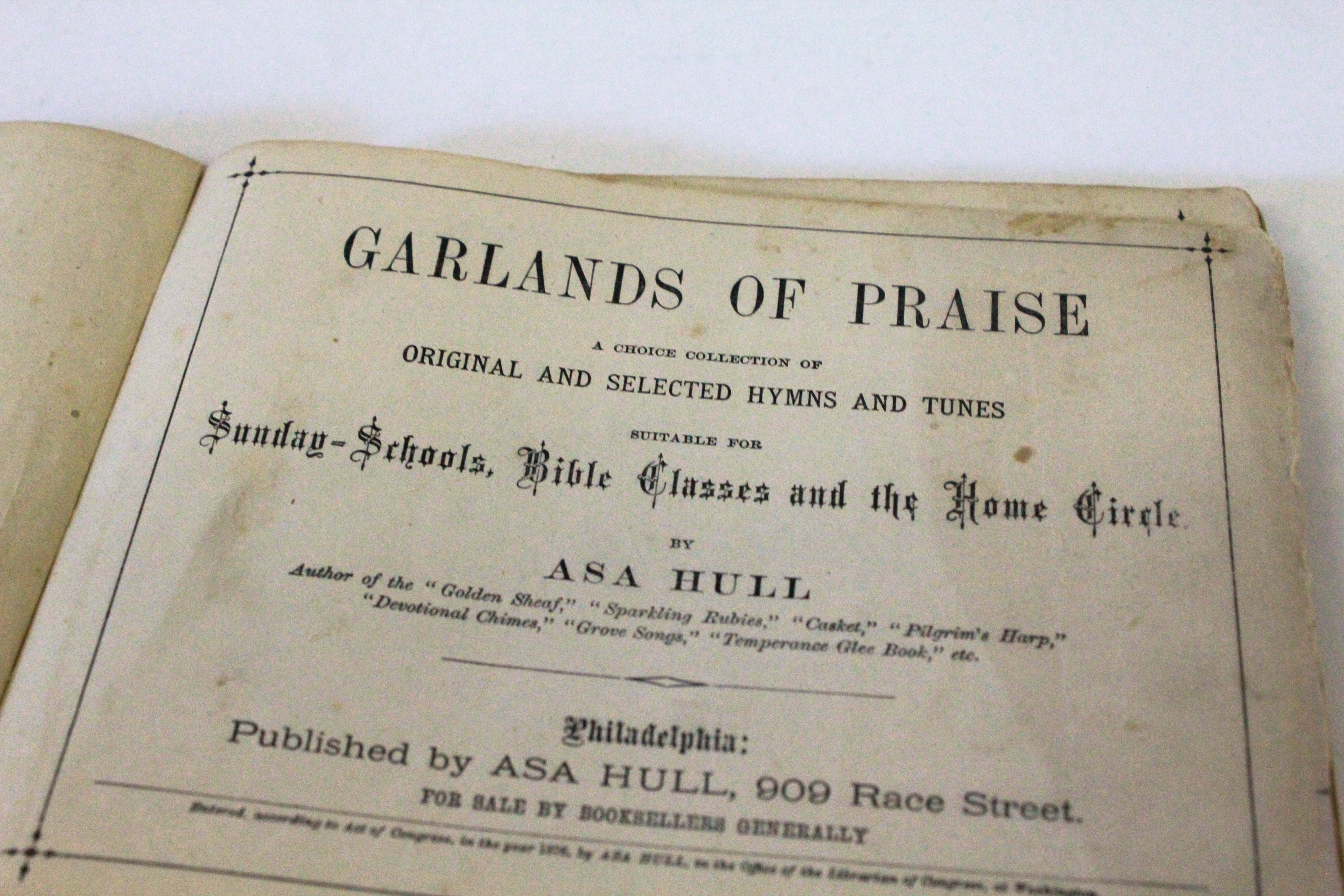 Pair of Vintage Song Books