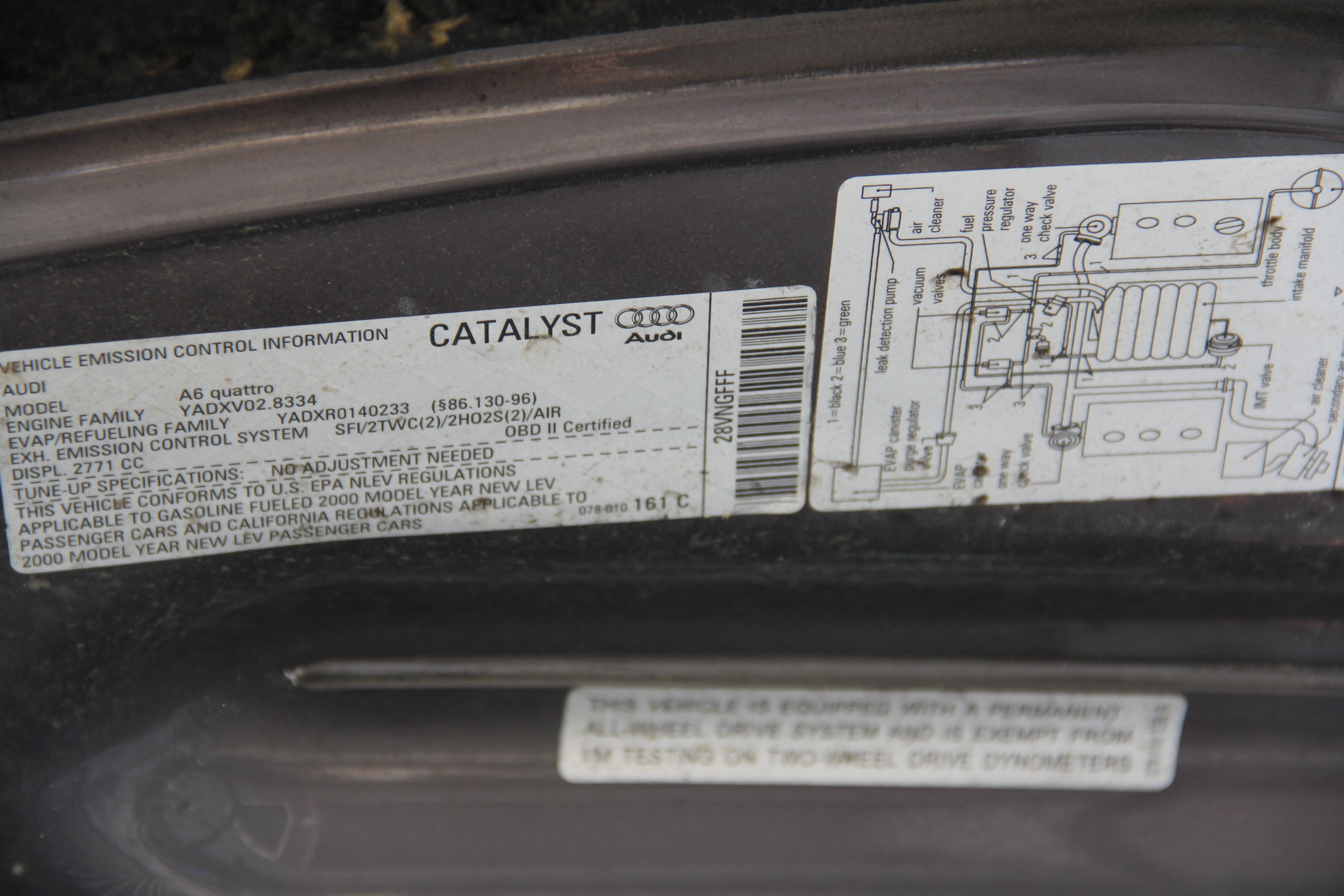 2000 Audi A6 Avant Quattro Wagon