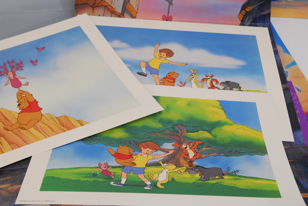 Disney Lithographs and a Watch