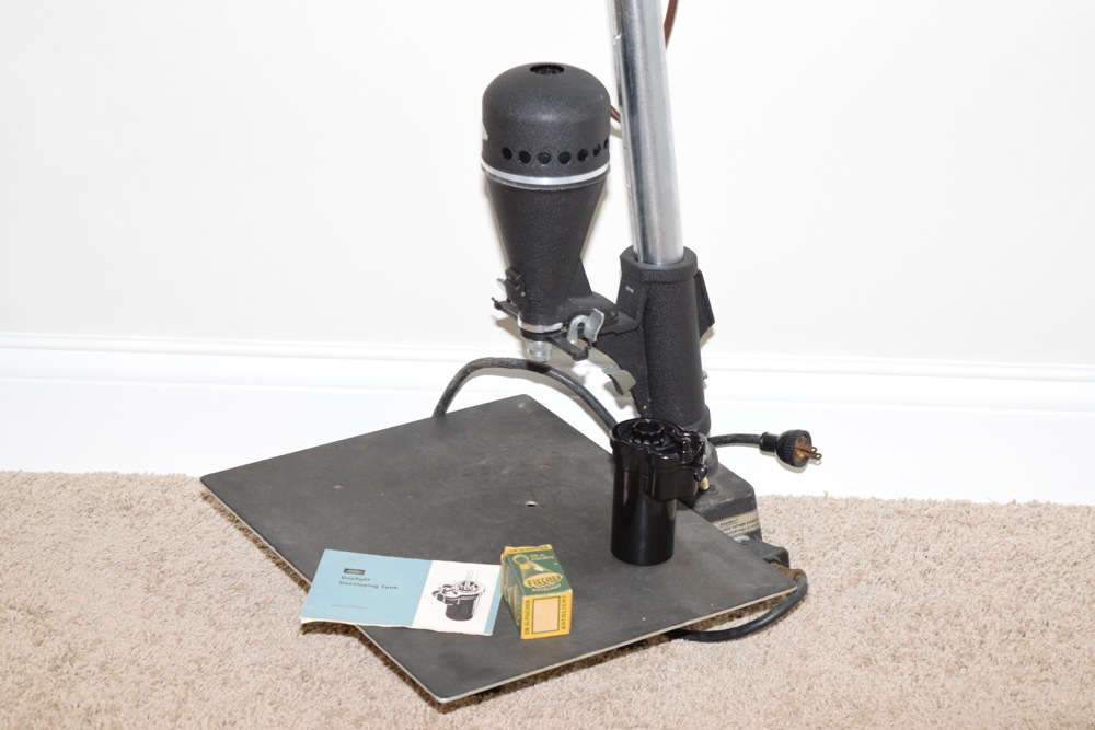 Minox Enlarger with Cover and Minox Daylight Developing Tank