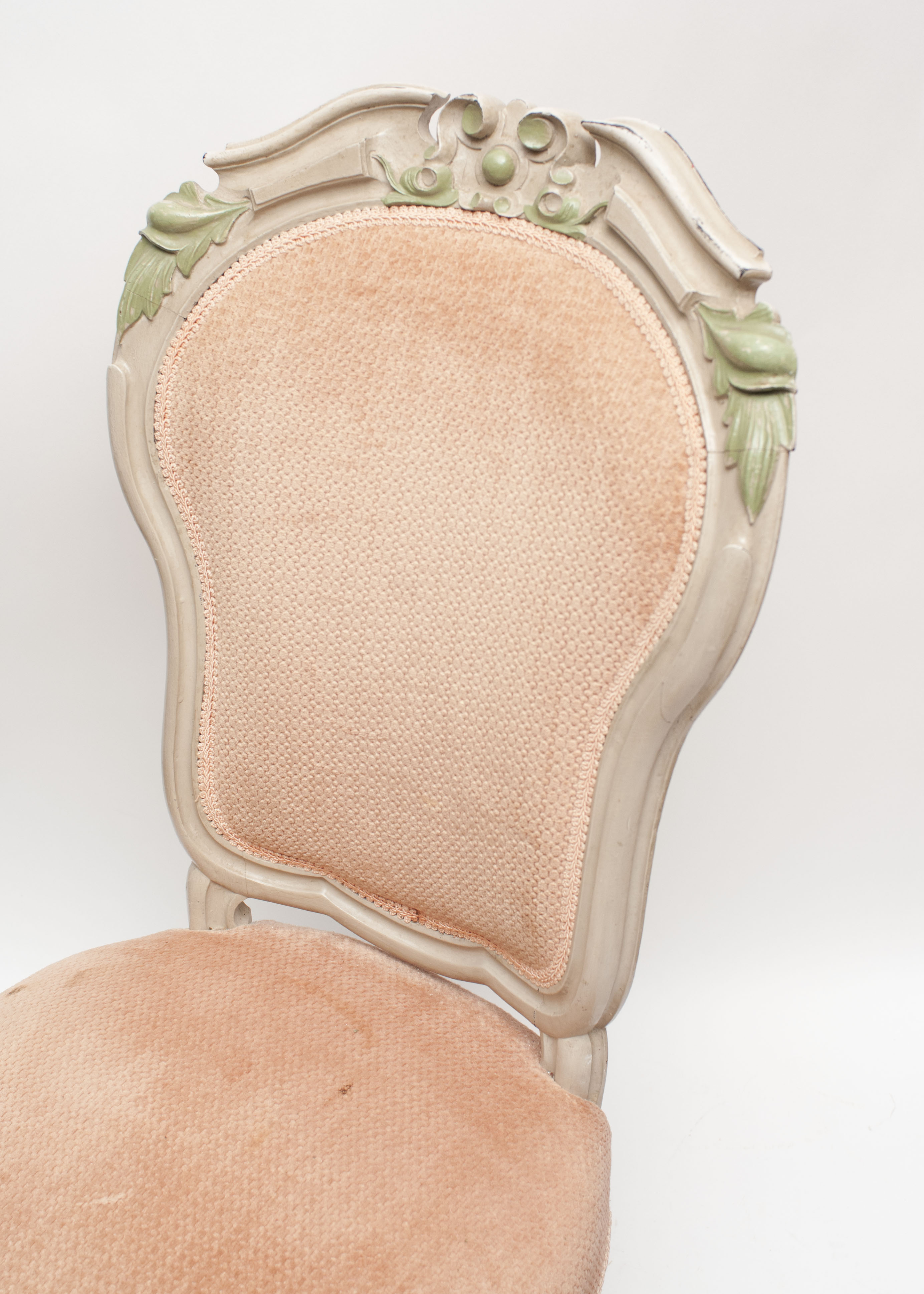 Pair of Rococo Revival Style Upholstered Chairs