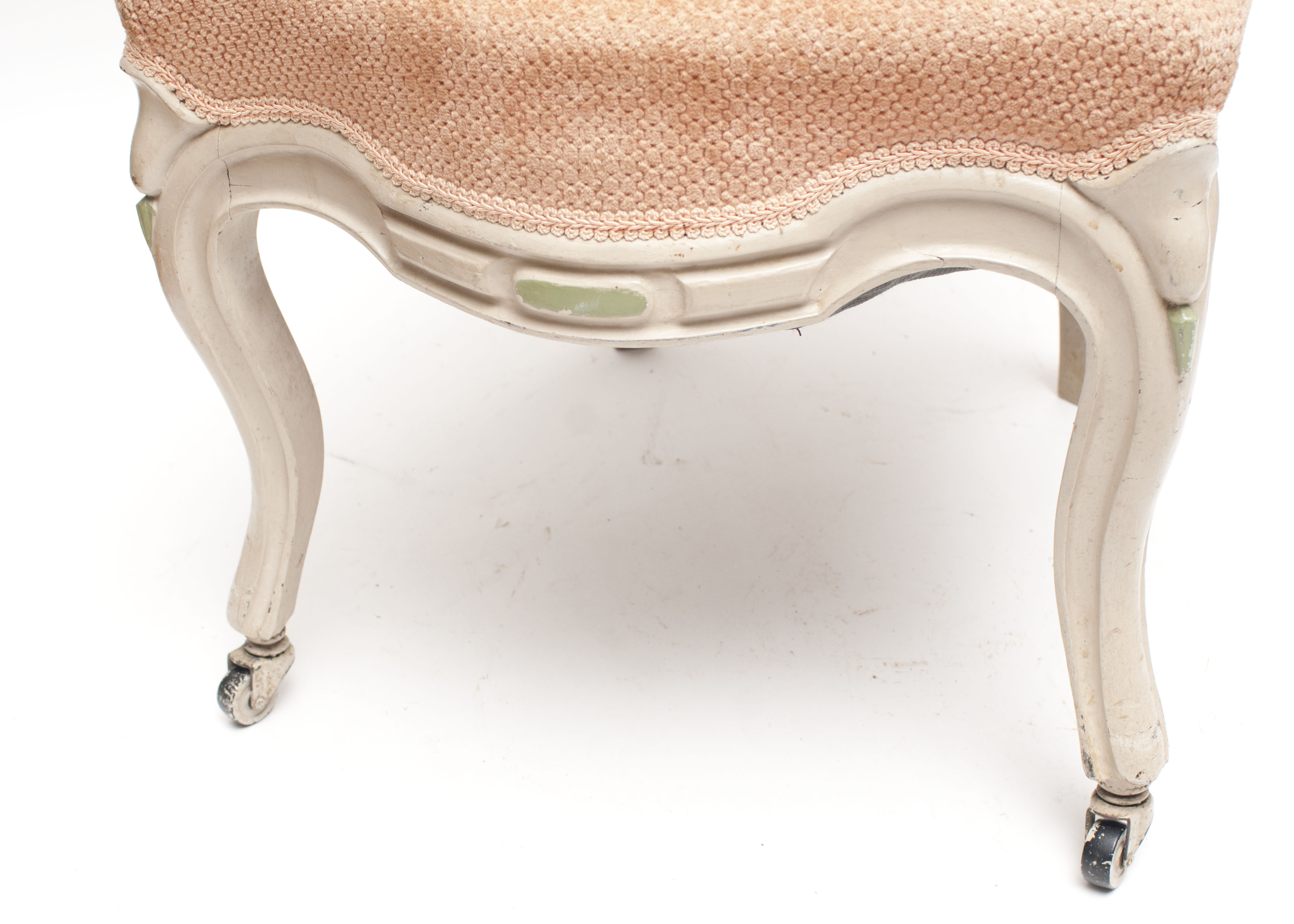 Pair of Rococo Revival Style Upholstered Chairs