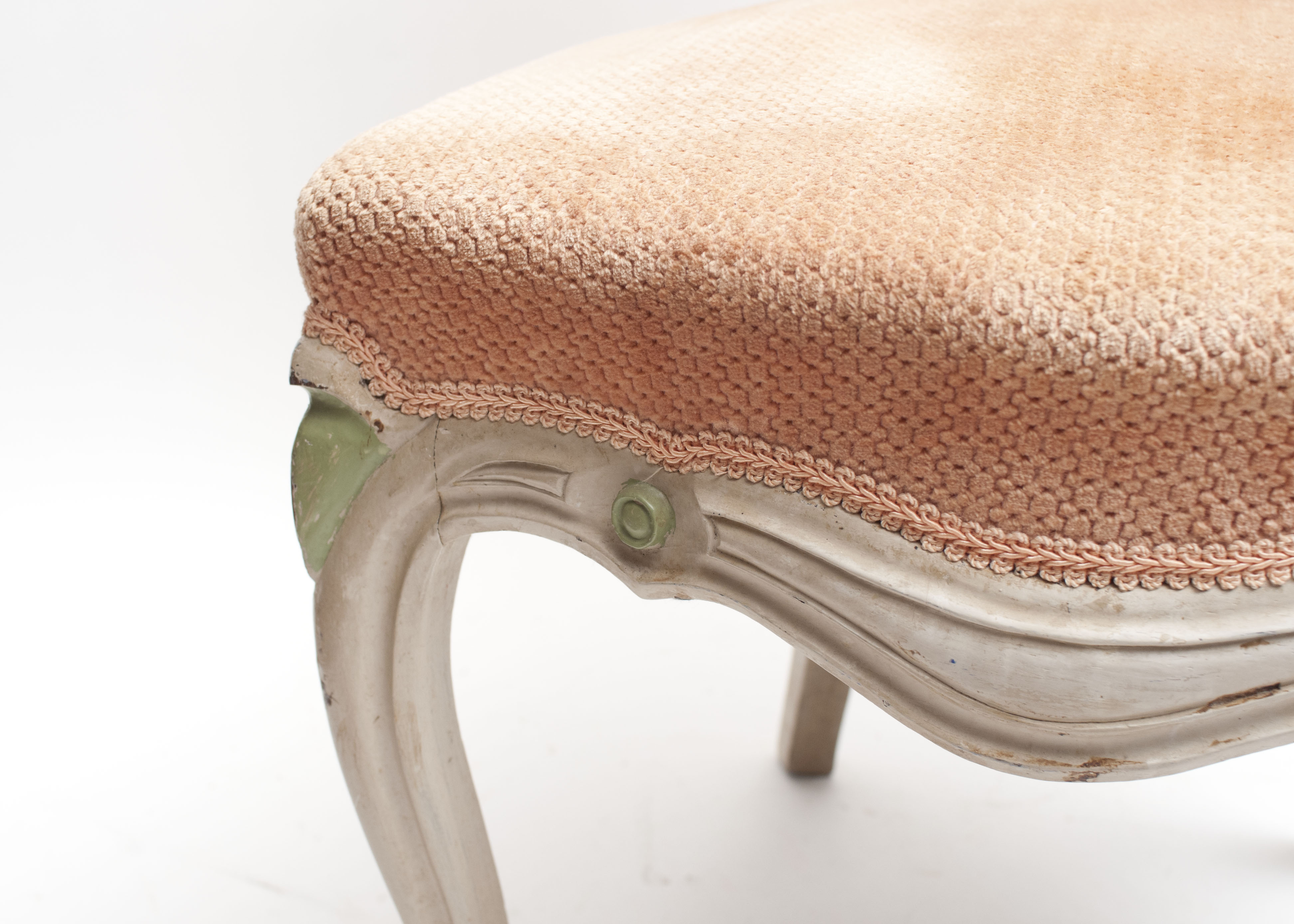 Pair of Rococo Revival Style Upholstered Chairs