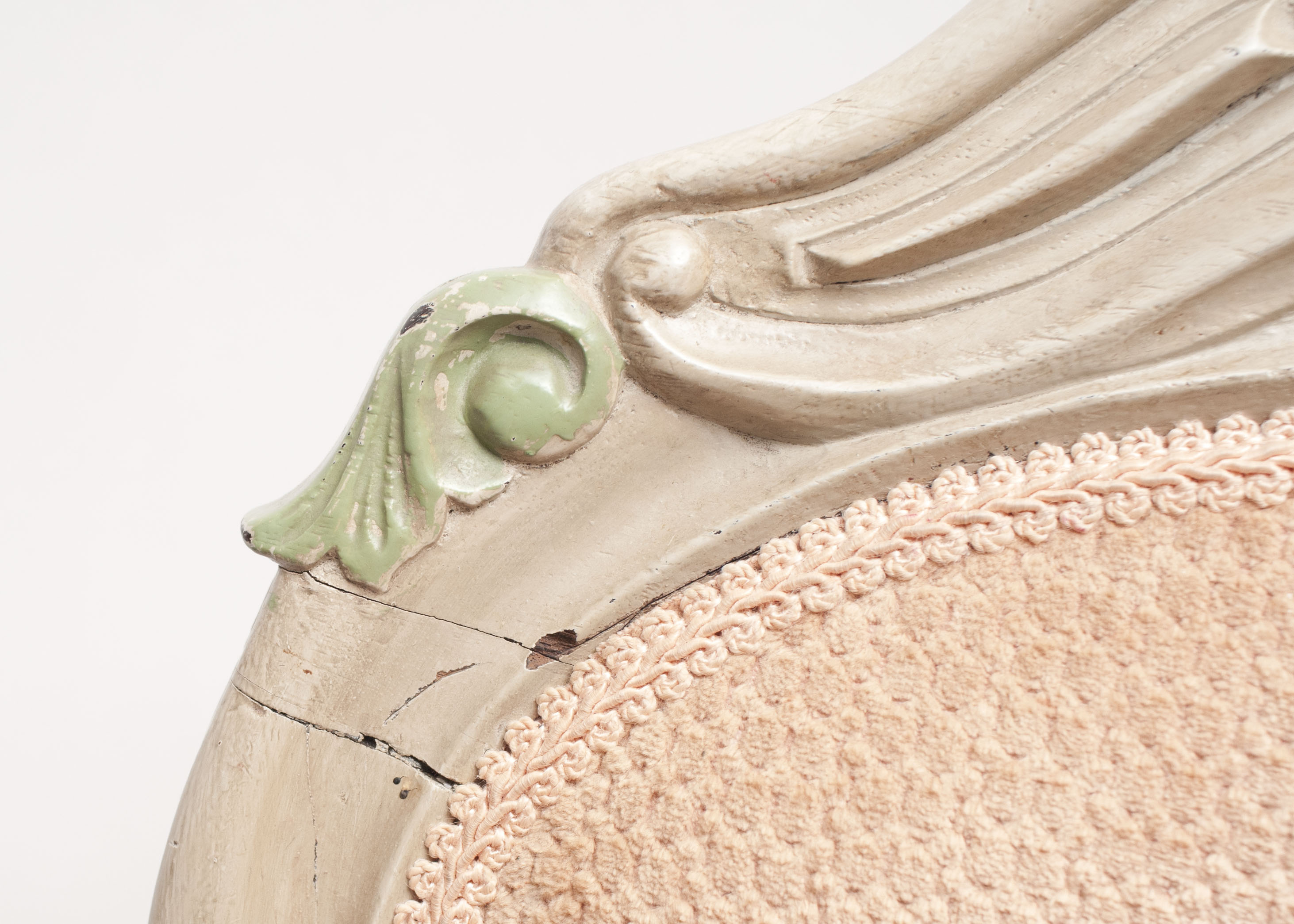 Pair of Rococo Revival Style Upholstered Chairs