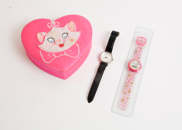 Disney's Aristocats Watches and Pink Box