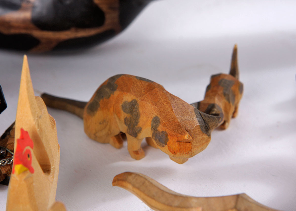 Hand Carved Wood Animals