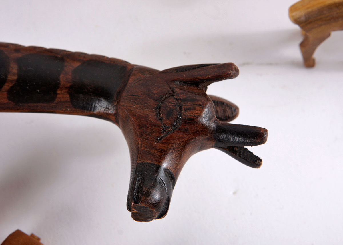Hand Carved Wood Animals