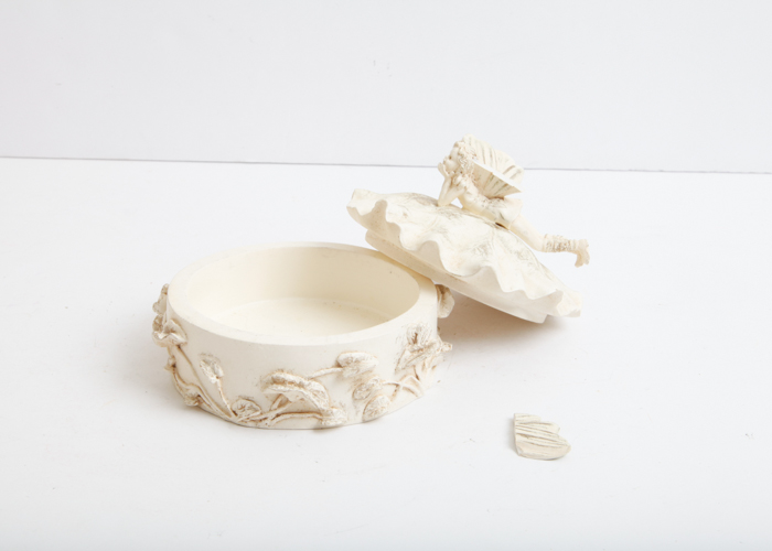 Assorted Pins, Bracelets, and a Fairy Box