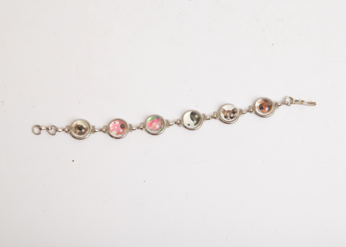 Assorted Pins, Bracelets, and a Fairy Box