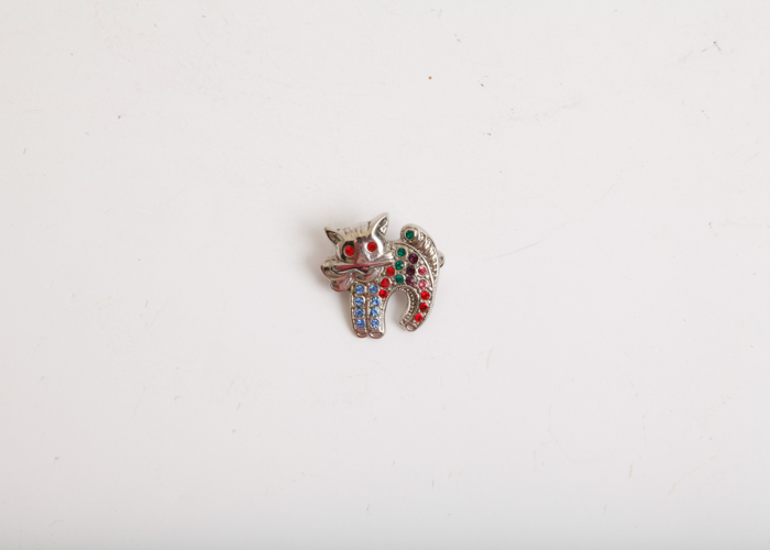 Assorted Pins, Bracelets, and a Fairy Box