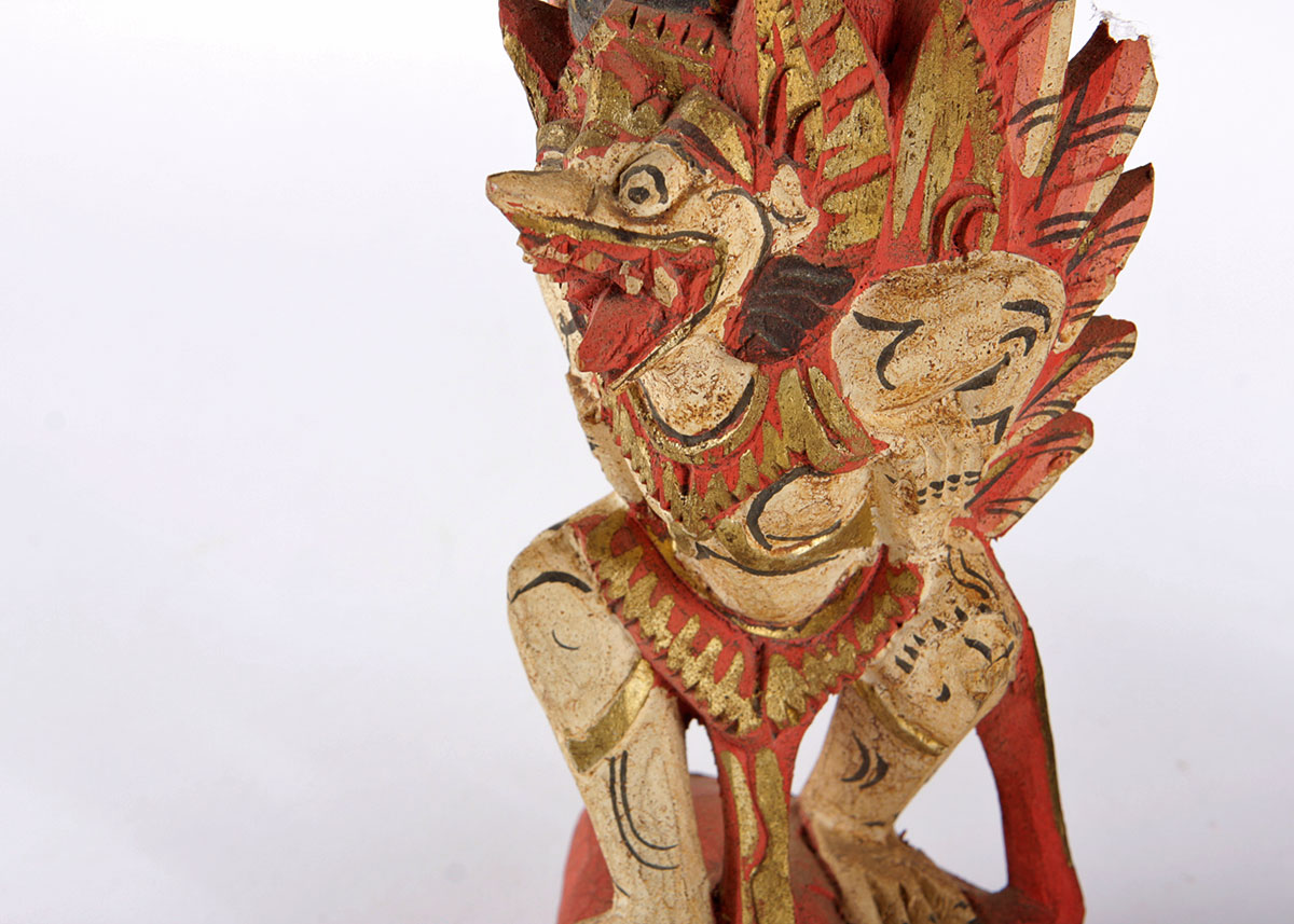 Vintage Don Quixote Carved Candle Sconce