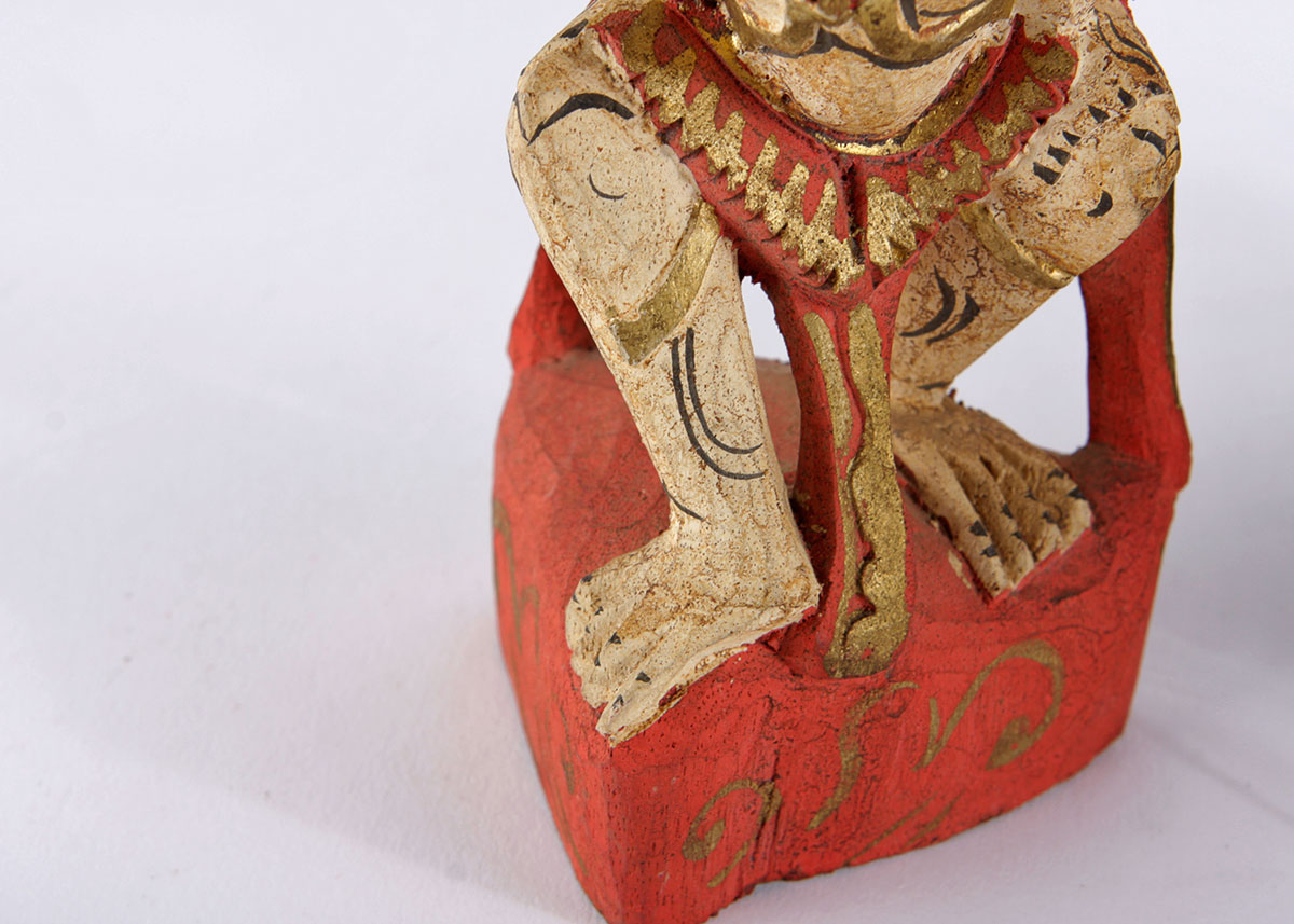 Vintage Don Quixote Carved Candle Sconce