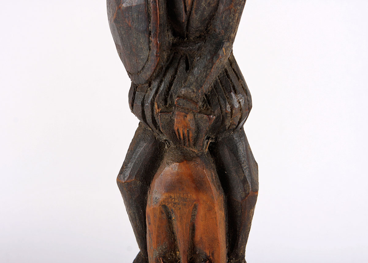 Vintage Don Quixote Carved Candle Sconce