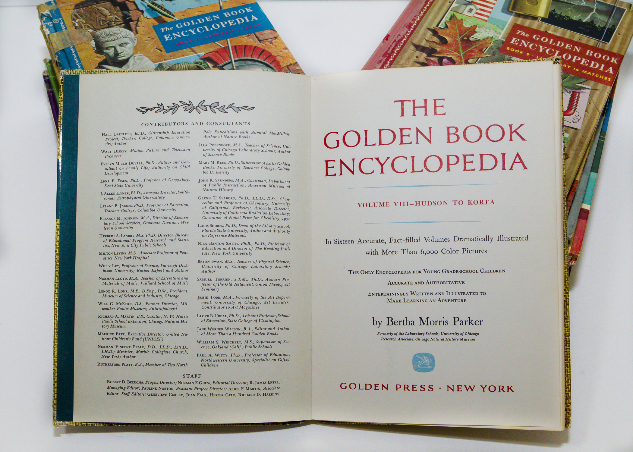 Vintage Set of Golden Book Encyclopedias