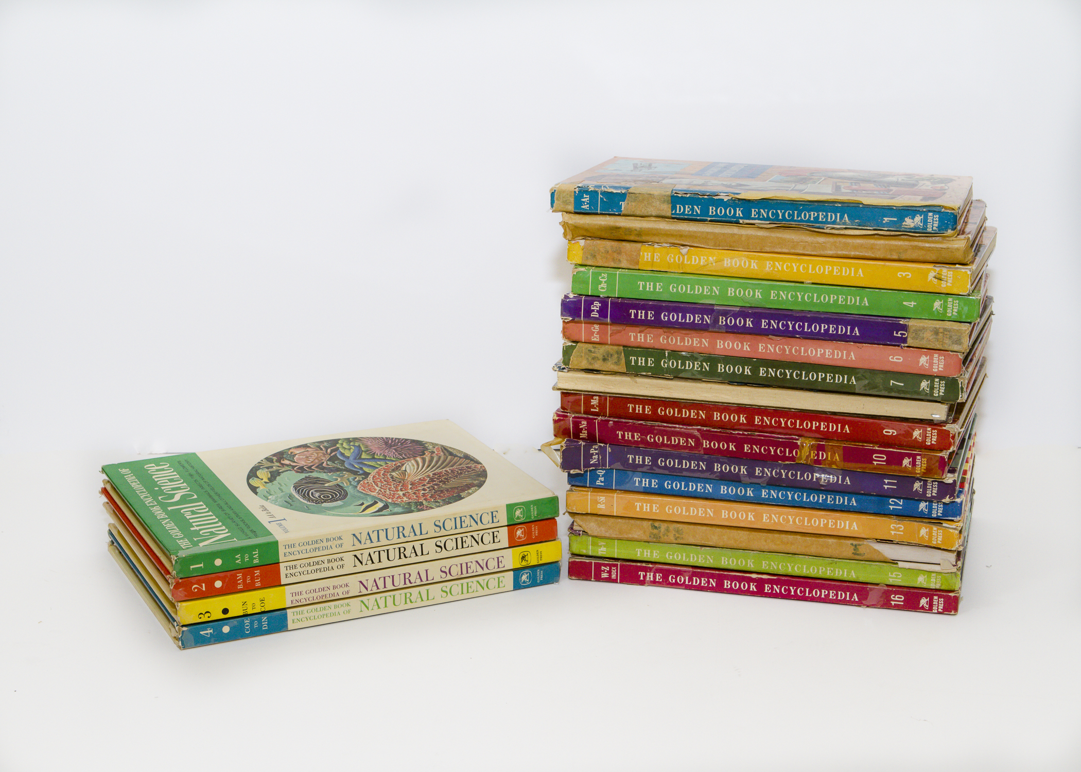 Vintage Set of Golden Book Encyclopedias