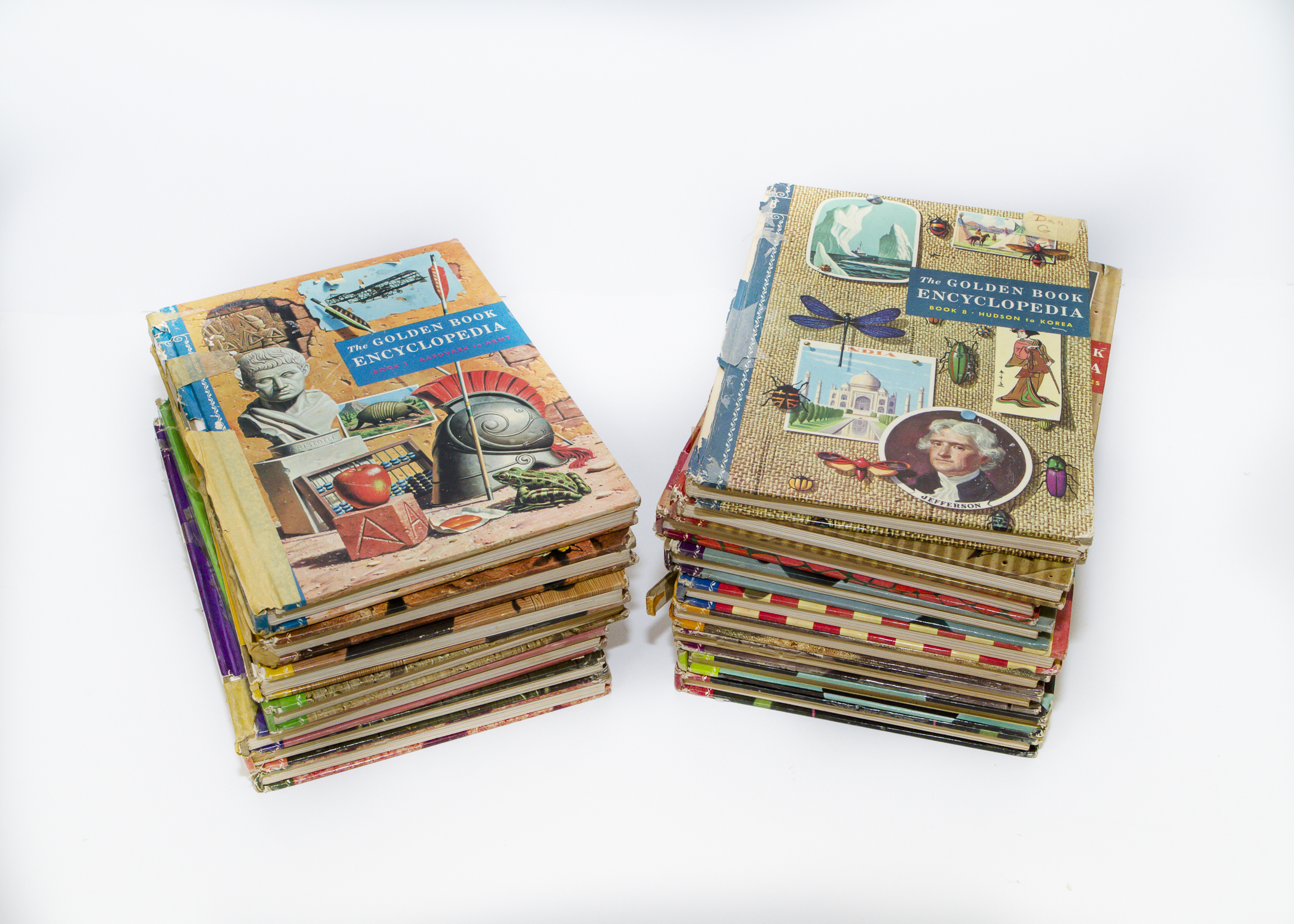 Vintage Set of Golden Book Encyclopedias