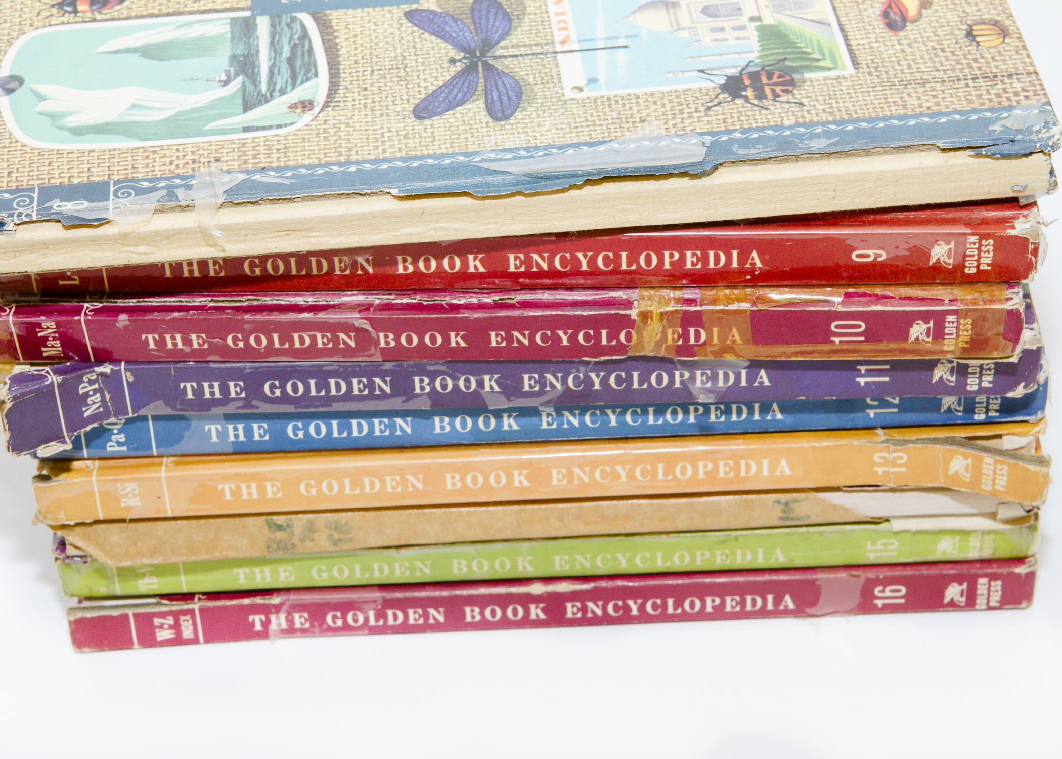 Vintage Set of Golden Book Encyclopedias