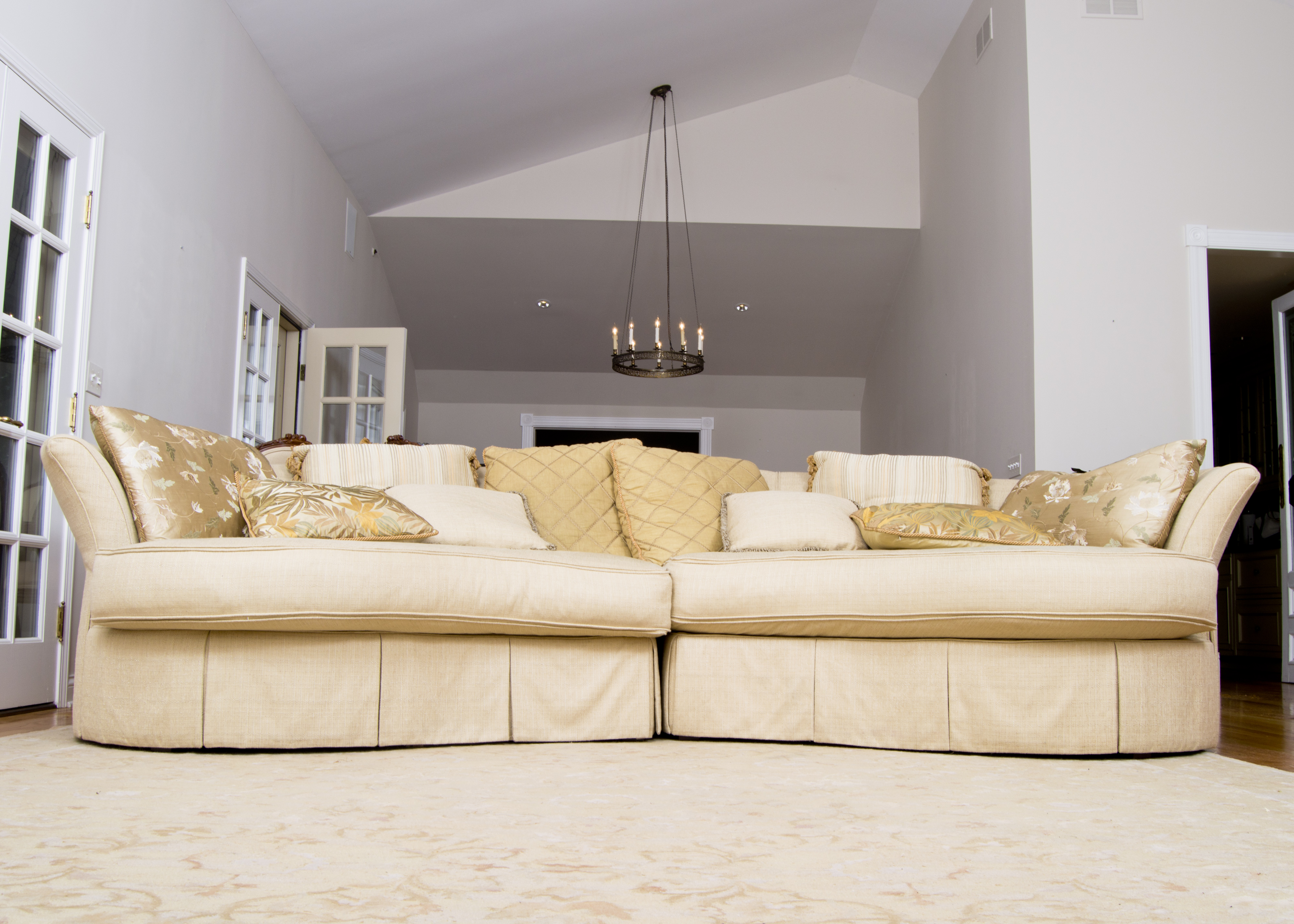 Henredon Curved Sofa