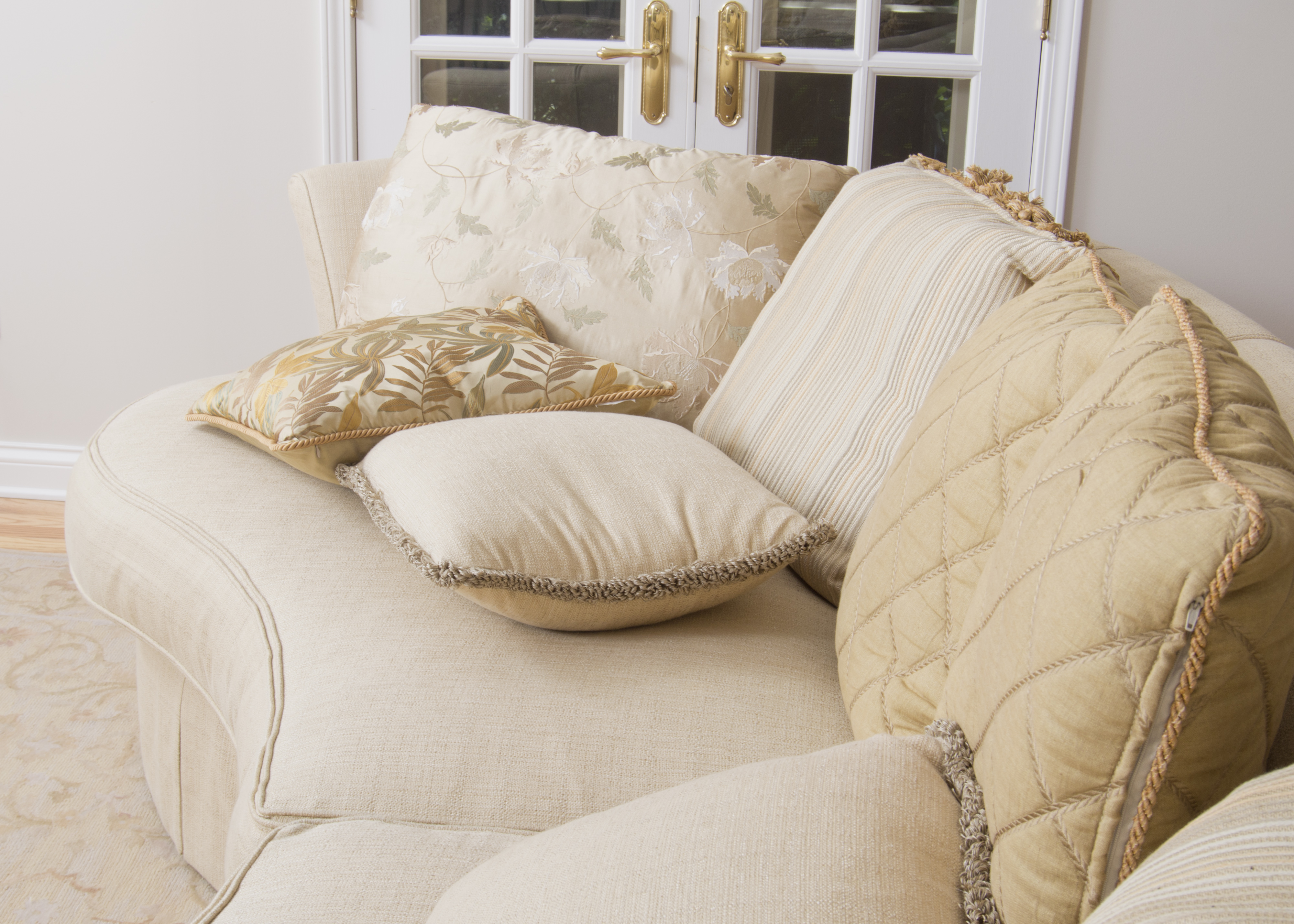 Henredon Curved Sofa