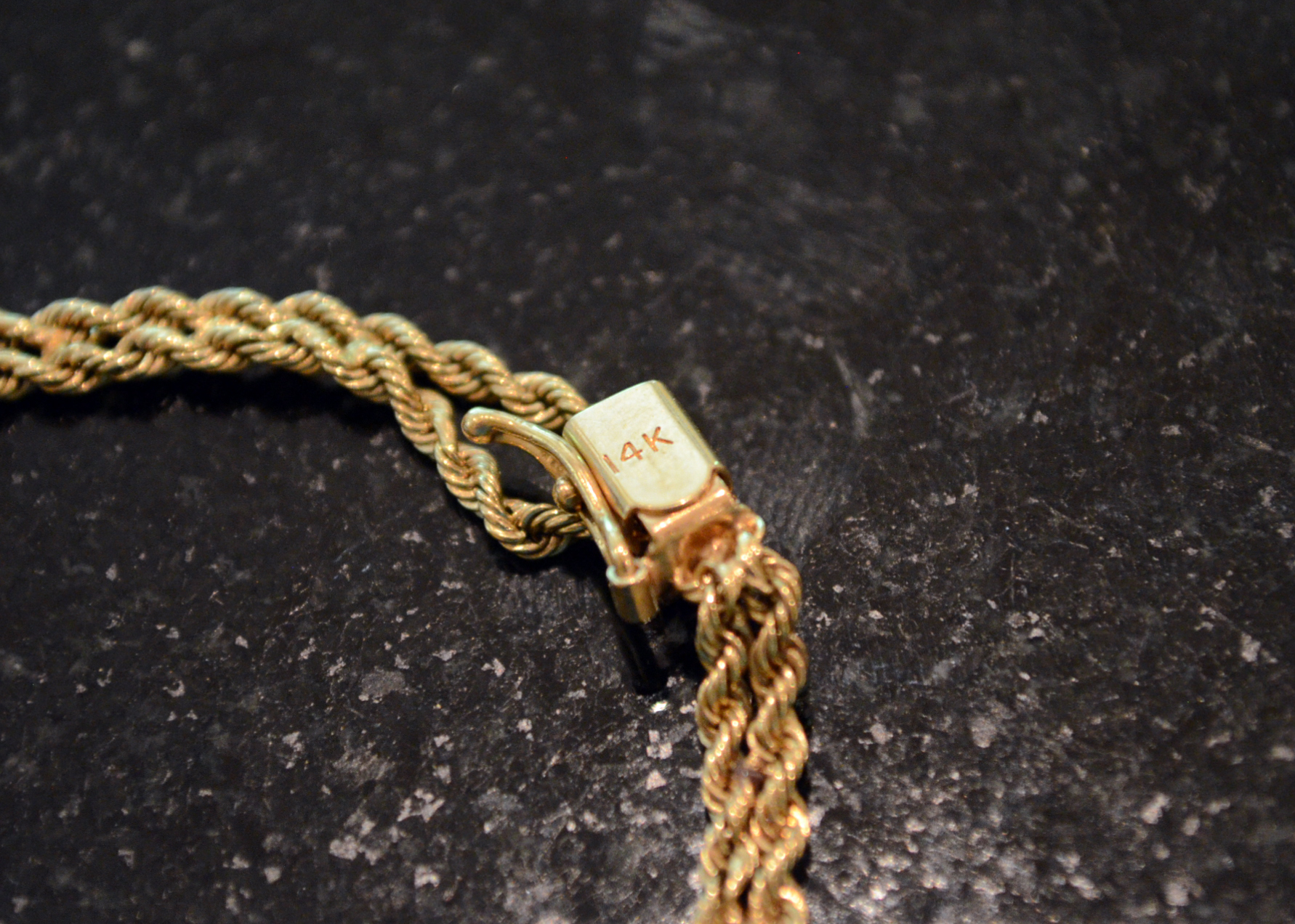 14K Yellow Gold ID Bracelet