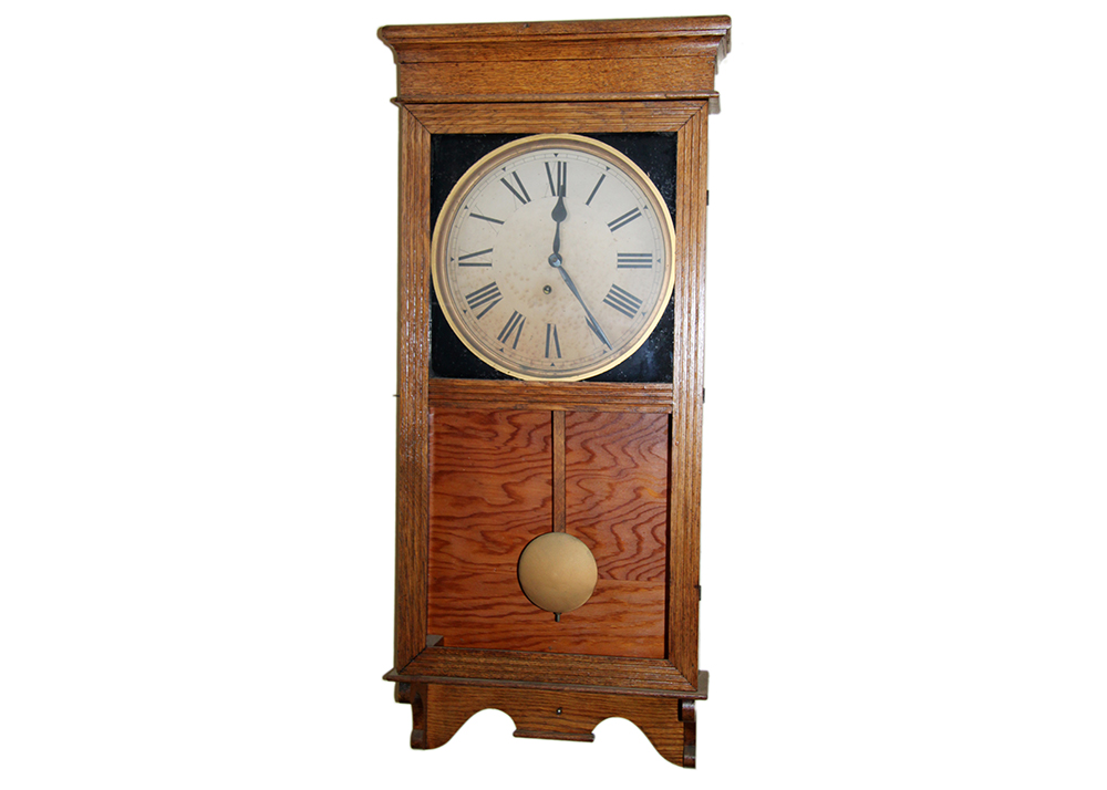 Antique Ingraham Regulator Wall Clock