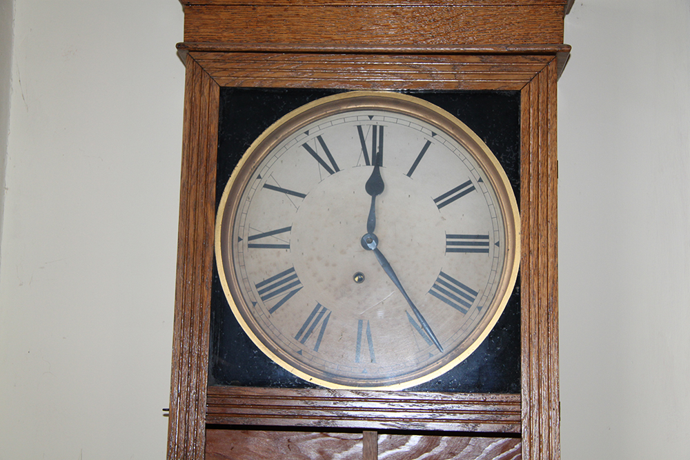 Antique Ingraham Regulator Wall Clock