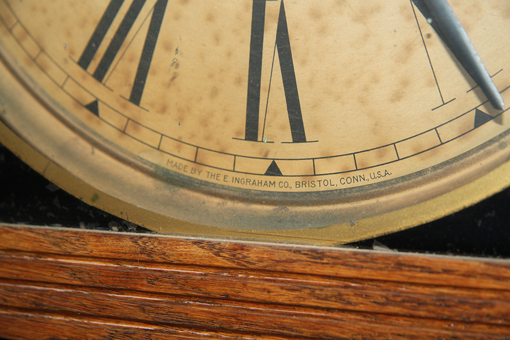 Antique Ingraham Regulator Wall Clock