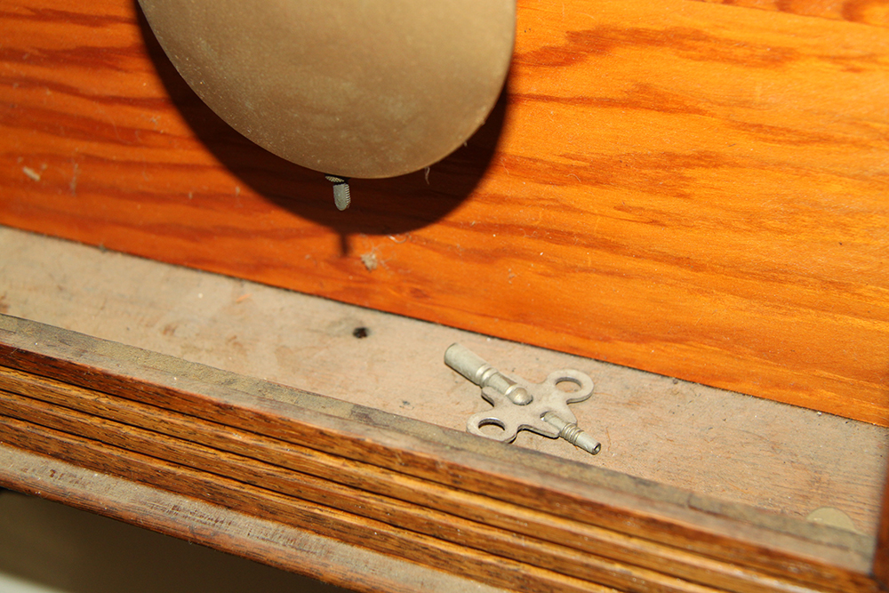 Antique Ingraham Regulator Wall Clock