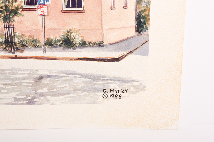 Trio of Gregory Myrick Photo Offset Lithographs