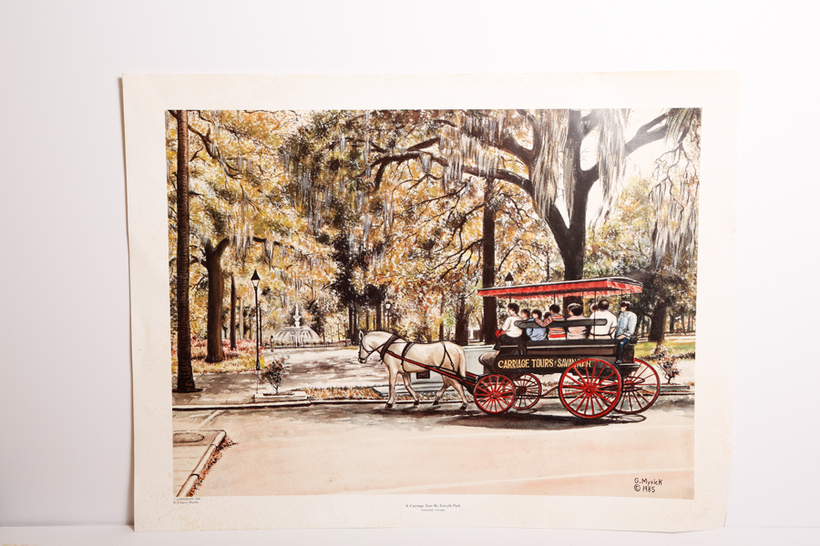 Trio of Gregory Myrick Photo Offset Lithographs