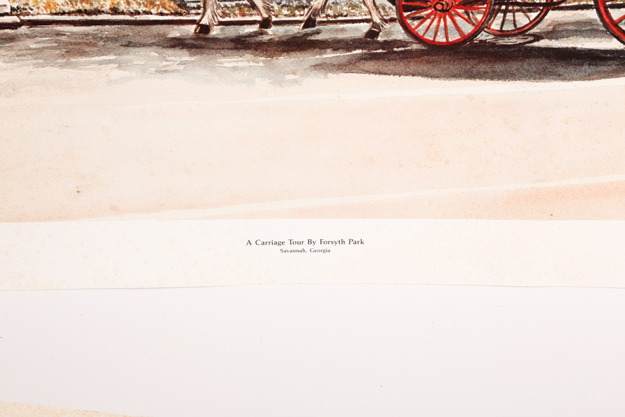 Trio of Gregory Myrick Photo Offset Lithographs