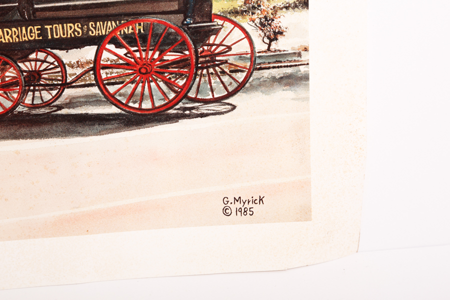 Trio of Gregory Myrick Photo Offset Lithographs