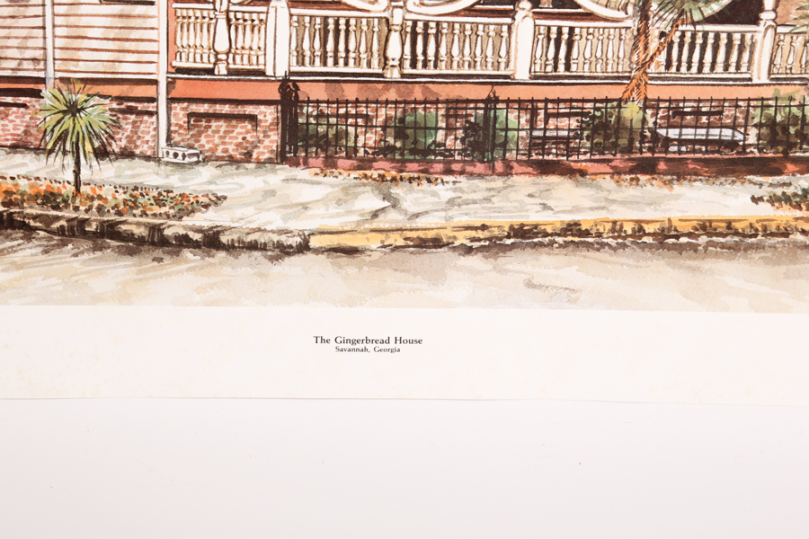 Trio of Gregory Myrick Photo Offset Lithographs