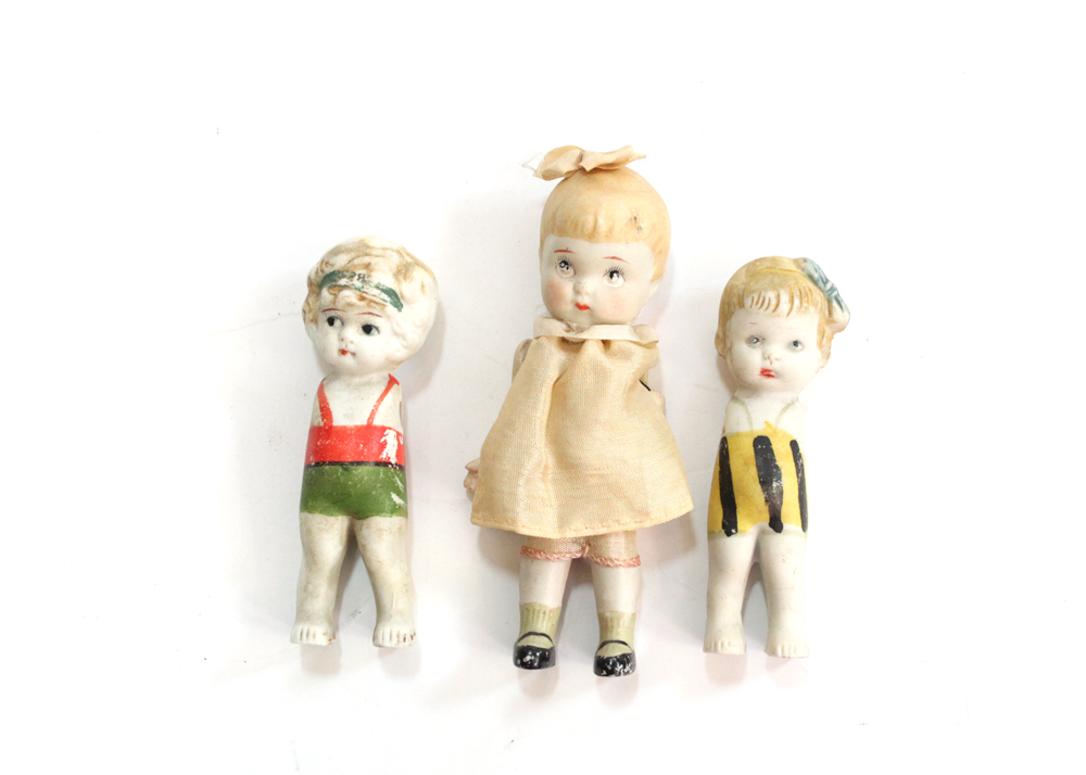 Antique Porcelain Penny Dolls