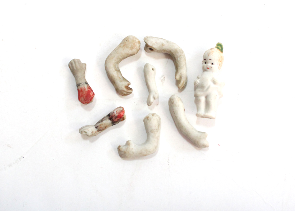 Antique Porcelain Penny Dolls