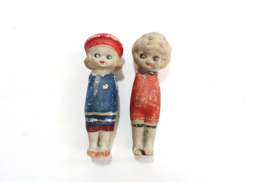 Antique Porcelain Penny Dolls