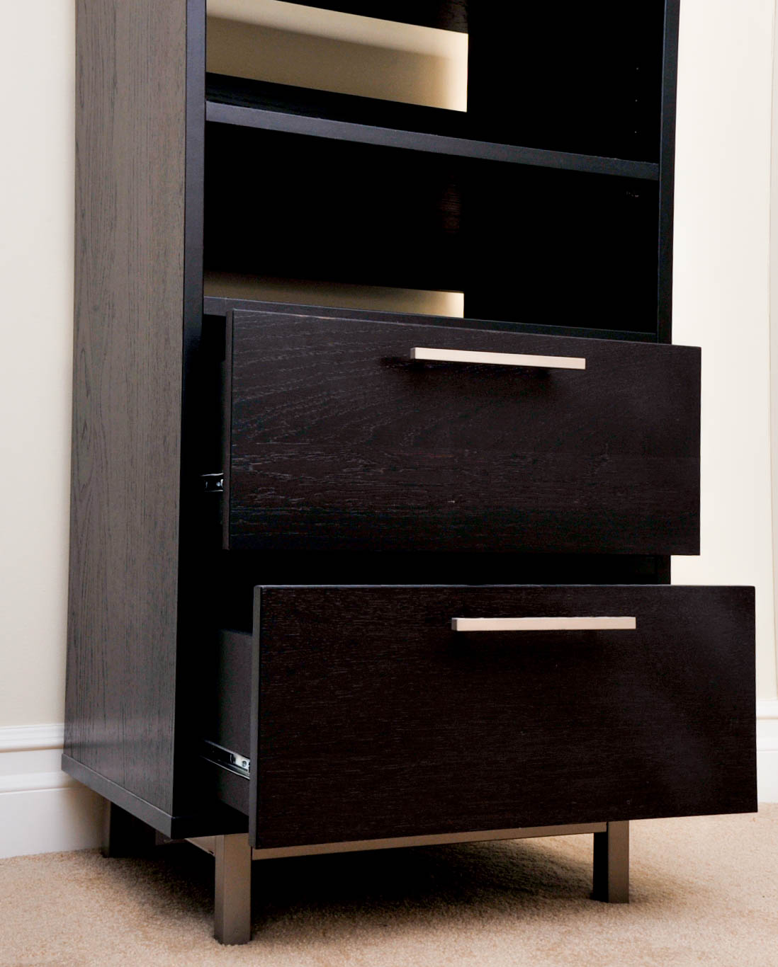 Black Wooden Bookcase