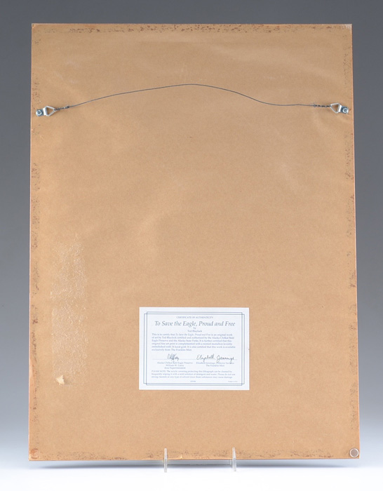 Ted Blaylock "To Save the Eagle, Proud and Free" Signed Print