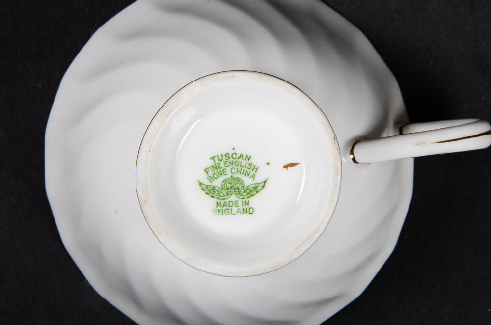 Royal Tuscan "Claridge" Snack & Tea Set