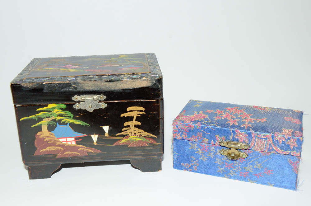 Assortment of Oriental Boxes