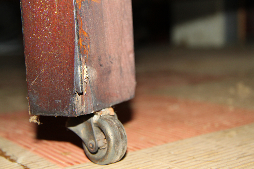 Antique Mahogany Empire Revival Style Dresser with Mirror
