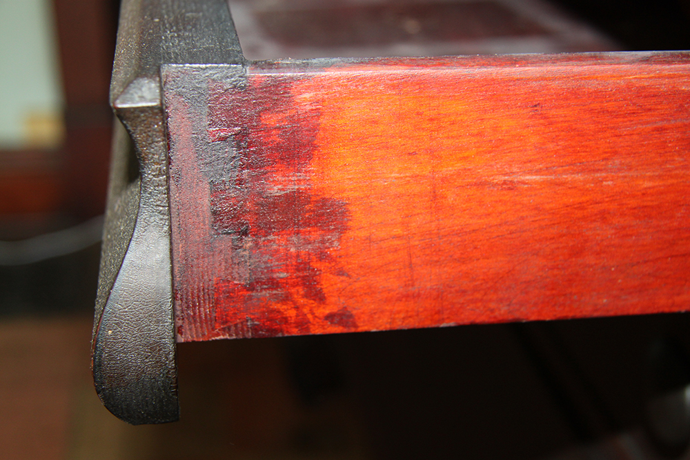 Antique Mahogany Empire Revival Style Dresser with Mirror