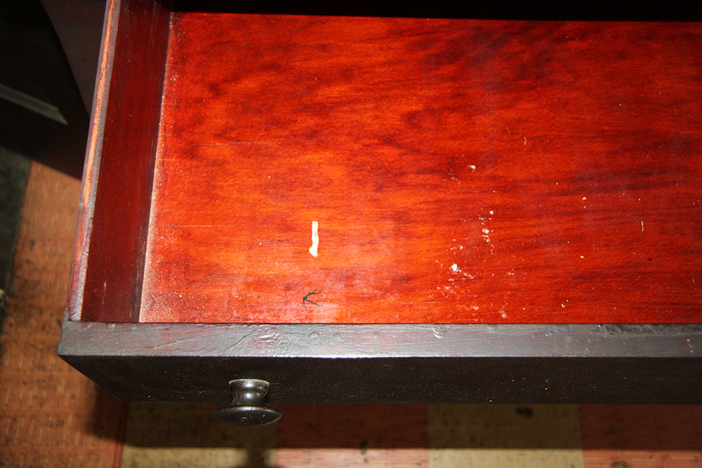 Antique Mahogany Empire Revival Style Dresser with Mirror