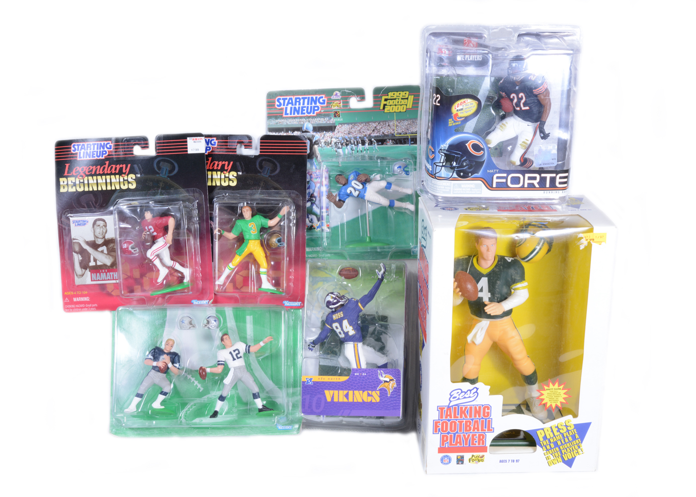 Assortment of Collectible Football Figurines