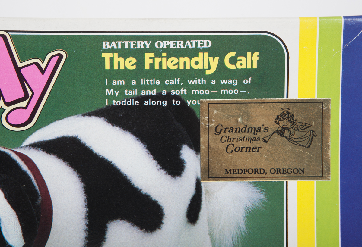 Vintage Roly Poly Friendly Calf