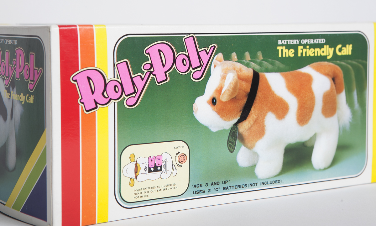Vintage Roly Poly Friendly Calf