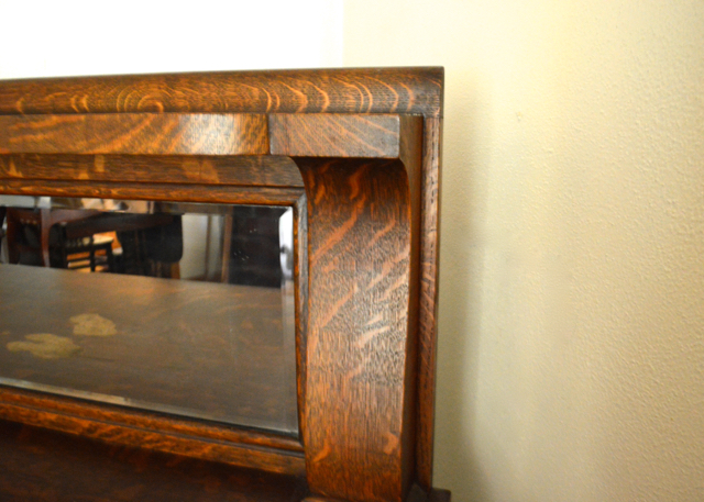 Antique Fancy Furniture Empire Buffet