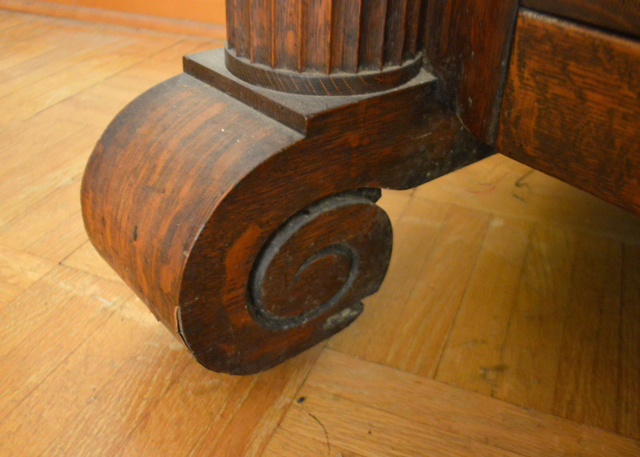 Antique Fancy Furniture Empire Buffet