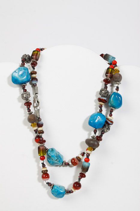 August Max Necklace and Assorted Turquoise Fashion Jewelry
