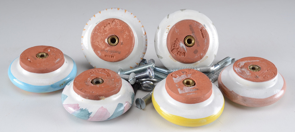 Group of Mackenzie-Childs Ceramic Knobs